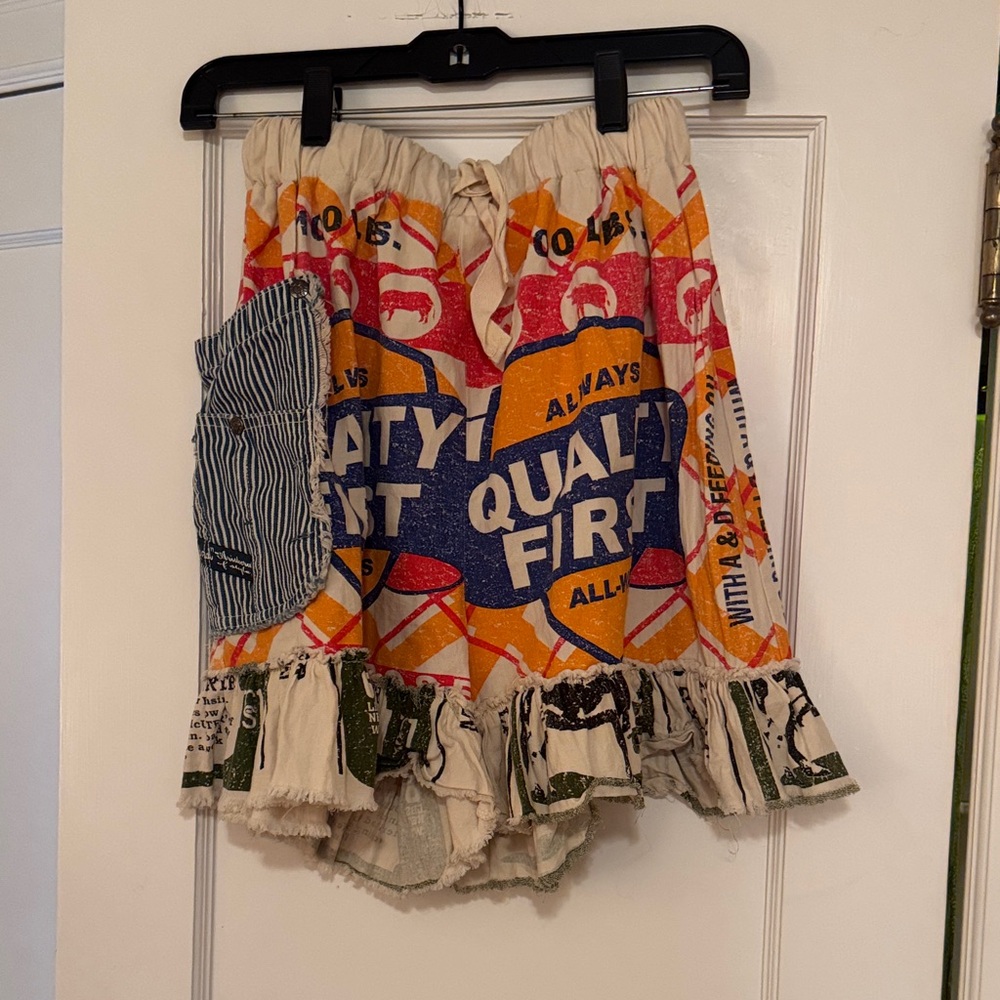 Jaden Gypsy Colorful Patchwork Shorts